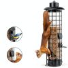 Niser Squirrel Proof Metal Bird Feeder Green Hanging Mount 3lb-1