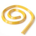 Spill Barrier Dike Pushglossy 2‑Piece Yellow 5ft Lab Blocker Set-0