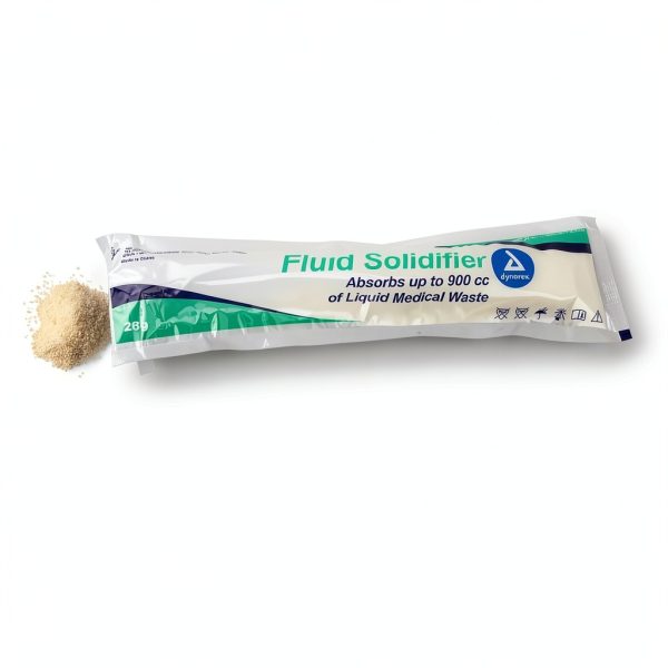 Dynarex Fluid Solidifier Powder - 10g Packets Zero Chlorine 300cc Gel-2