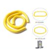 Spill Barrier Dike Pushglossy 2‑Piece Yellow 5ft Lab Blocker Set-2