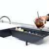 Bar Drain Tray Spill Stop Black Plastic 14x5x3 with Extension Tube-6