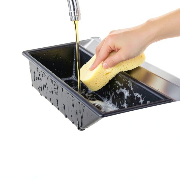 Bar Drain Tray Spill Stop Black Plastic 14x5x3 with Extension Tube-3