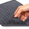 Oil Absorbent Pads Okllen 100 Pack Dimpled Mat Grey 13x10 Home Garage-4