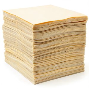 SpillTech Hazmat Defender Absorbent Mat Pad, Heavyweight, Polypropylene, 19” x 15” (L x W), Yellow, Pack of 100 (YPB100H)-0