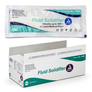 Dynarex Fluid Solidifier Powder - 10g Packets Zero Chlorine 300cc Gel-0